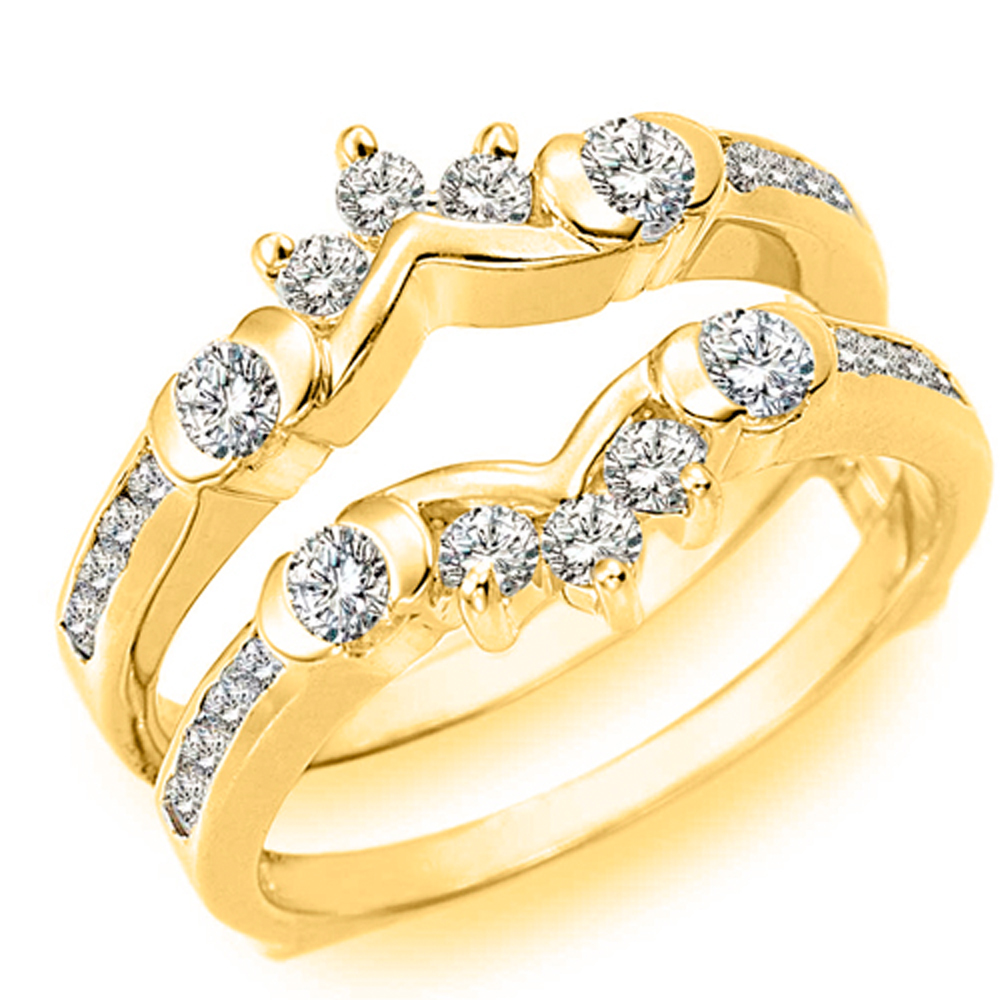Diamond and Gold Ring Guard