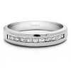 0.48 Ct. Twelve Stone Channel Set Princess Cut Men's Wedding Ring