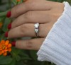0.25 Ct. Twelve Stone Shared Prong Cluster Ring Wrap Enhancer in Rose Gold
