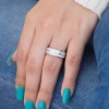 1 Carat Double Row Channel Set Anniversary Band