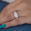 1 Carat Double Row Channel Set Anniversary Band