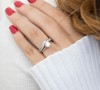 0.5 Ct. Black Vintage Contour Band with Milgrained Edges