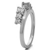 0.25 Ct. Sapphire Double Shared Prong Graduated Six Stone Ring Wrap in Rose Gold