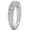 0.49 Carat Seven Stone Straight Channel Set Wedding Ring