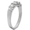 0.25 Carat Five Stone Common Prong Anniversary Band