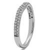 0.26 Ct. Black Double Row Pave Wedding Band
