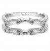 0.46 Ct. Baguette and Round Solitaire Enhancer
