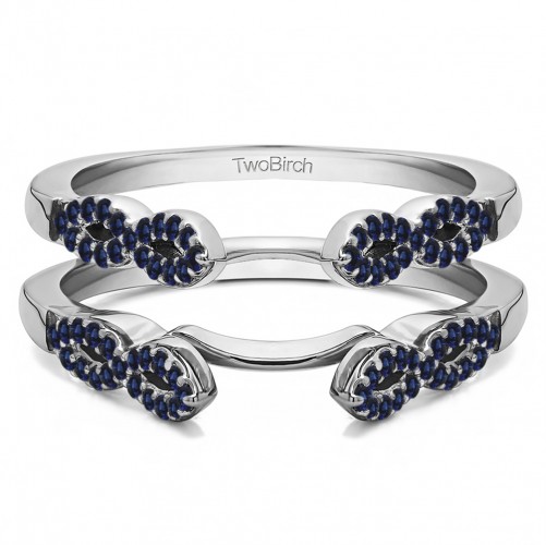 0.38 Ct. Sapphire Infinity Ring Guard Enhancer