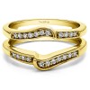 0.22 Ct. Channel Set Knott Designed Ring Guard Enhancer