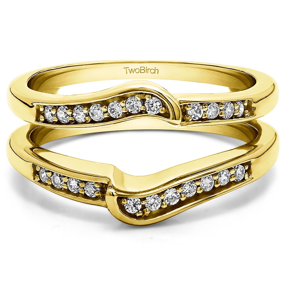 0.22 Ct. Channel Set Knott Designed Ring Guard Enhancer