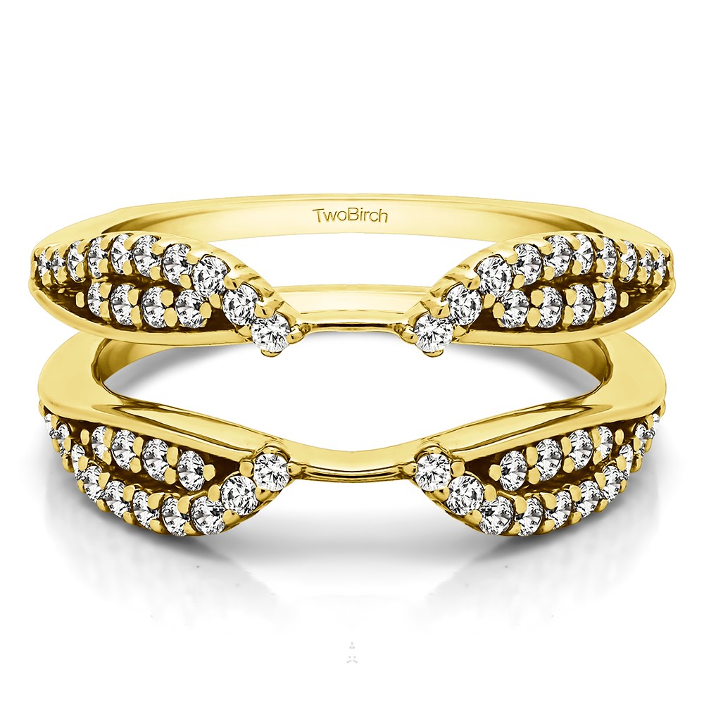 0.56 Ct. Cathedral Infinity Ring Guard Enhancer