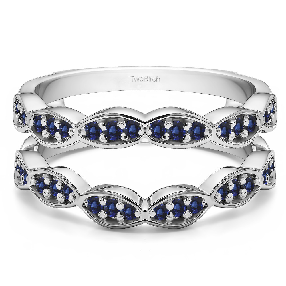 0.3 Ct. Sapphire Vintage Stacking Guard Enhancer