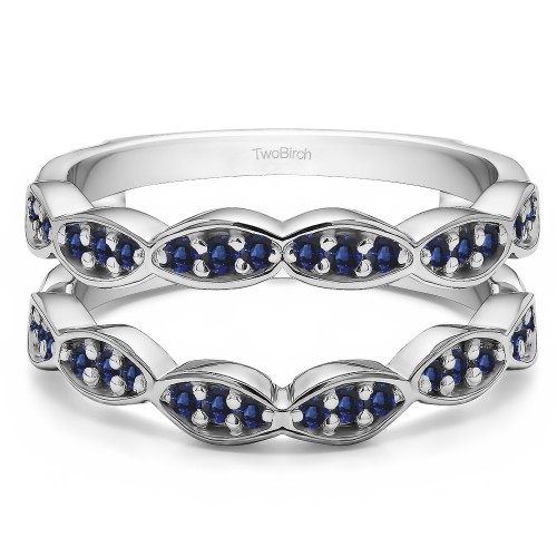 0.3 Ct. Sapphire Vintage Stacking Guard Enhancer