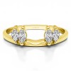 1 Ct. Four Stone Marquise Ring Wrap Enhancer in Yellow Gold