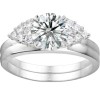 0.25 Ct. Twelve Stone Shared Prong Cluster Ring Wrap Enhancer in Rose Gold