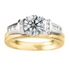 0.24 Ct. Channel Set Ring Wrap Enhancer Jacket in Yellow Gold