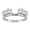0.48 Ct. Illusion Half Moon Ring Wrap Enhancer