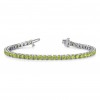 2 Ctw Peridot Birthstone Tennis Bracelet