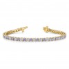 2 Ctw Moissanite and Alexandrite Birthstone Tennis Bracelet