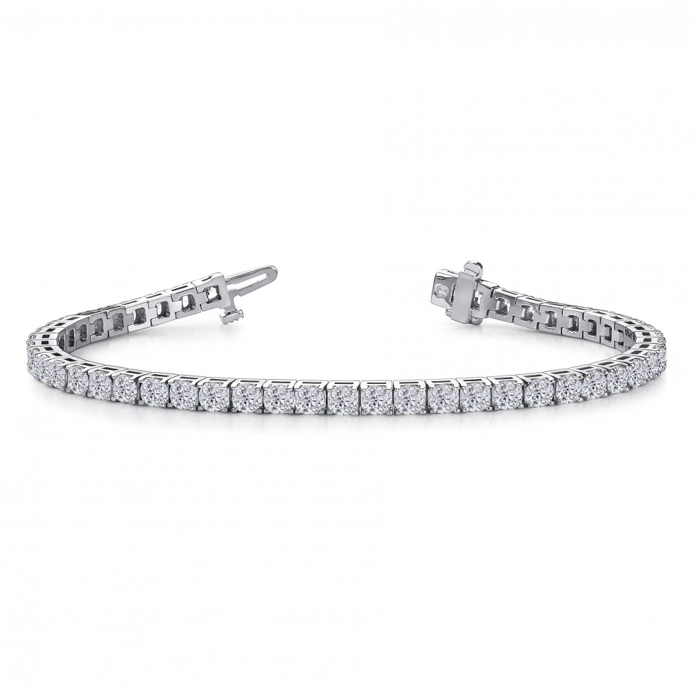 2 Ctw Moissanite Birthstone Tennis Bracelet