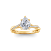 3 Ct Pear Lab Diamond Intertwined Engagement Ring