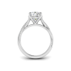 3 Ct Round Lab Diamond Intertwined Engagement Ring