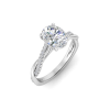5 Ct Oval Moissanite Intertwined Engagement Ring