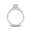 5 Ct Oval Moissanite Intertwined Engagement Ring
