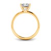 3 Ct Cushion Lab Diamond Solitaire Engagement Ring