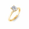 1 Ct Rectangular Cushion Moissanite Solitaire Engagement Ring