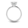 3 Ct Princess Lab Diamond Solitaire Engagement Ring
