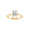 1 Ct Radiant Moissanite Solitaire Engagement Ring