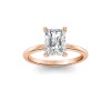 5 Ct Radiant Moissanite Solitaire Engagement Ring