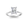 3 Ct Radiant Lab Diamond Solitaire Engagement Ring