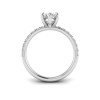 3 Ct Marquise Lab Diamond Dainty Thin Engagement Ring