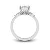 1 Ct Marquise Moissanite Three Stone Tapered Engagement Ring