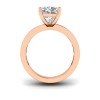2 Ct Cushion Lab Diamond Channel Set Engagement Ring