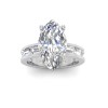 6 Ct Marquise Lab Diamond Channel Set Engagement Ring