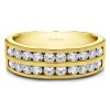 0.5 Carat Double Row Channel Set Anniversary Band