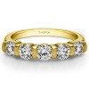 1.25 Carat Five Stone Bar Set Wedding Band