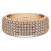 1 Carat Multi Row Common Prong Wedding Ring