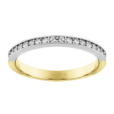 0.3375 Carat Low Profile Straight Wedding Ring