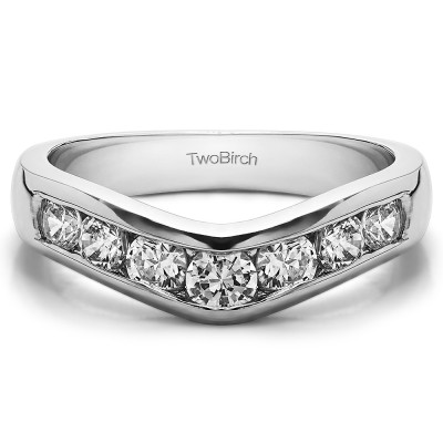 0.44 Ct. Traditional Style Contour Wedding Band
