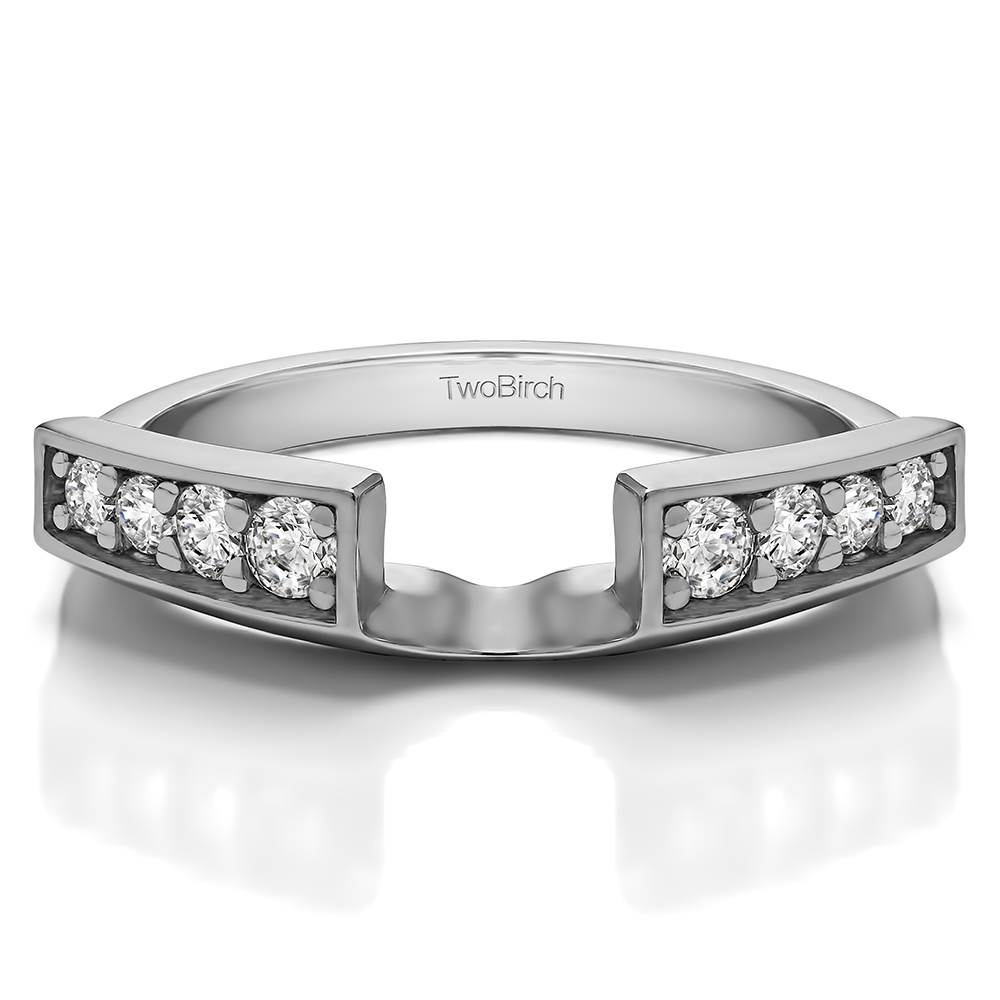 TwoBirch Ring Wrap 0.25 Ct. Millgrained Vintage Ring Wrap